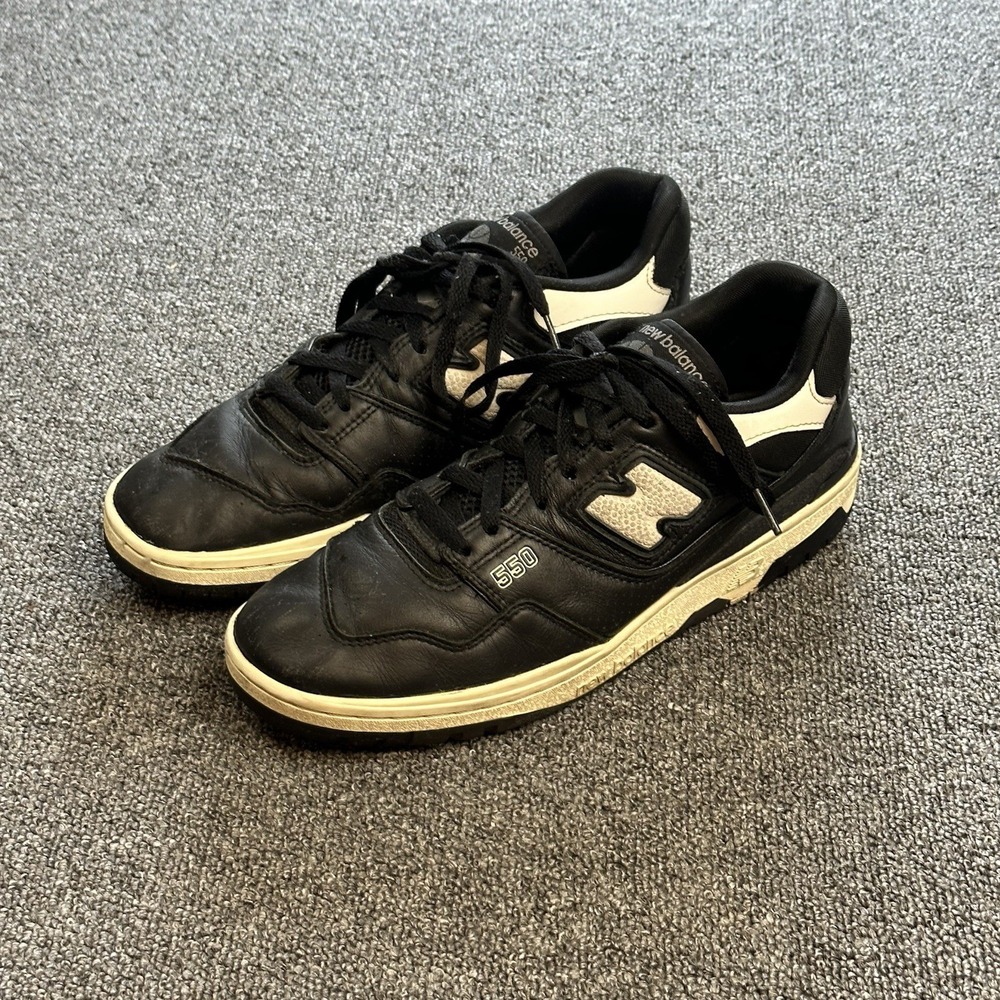 New Balance 550 Panda Size 9 D Black / White BB550LBW Basketball Shoes